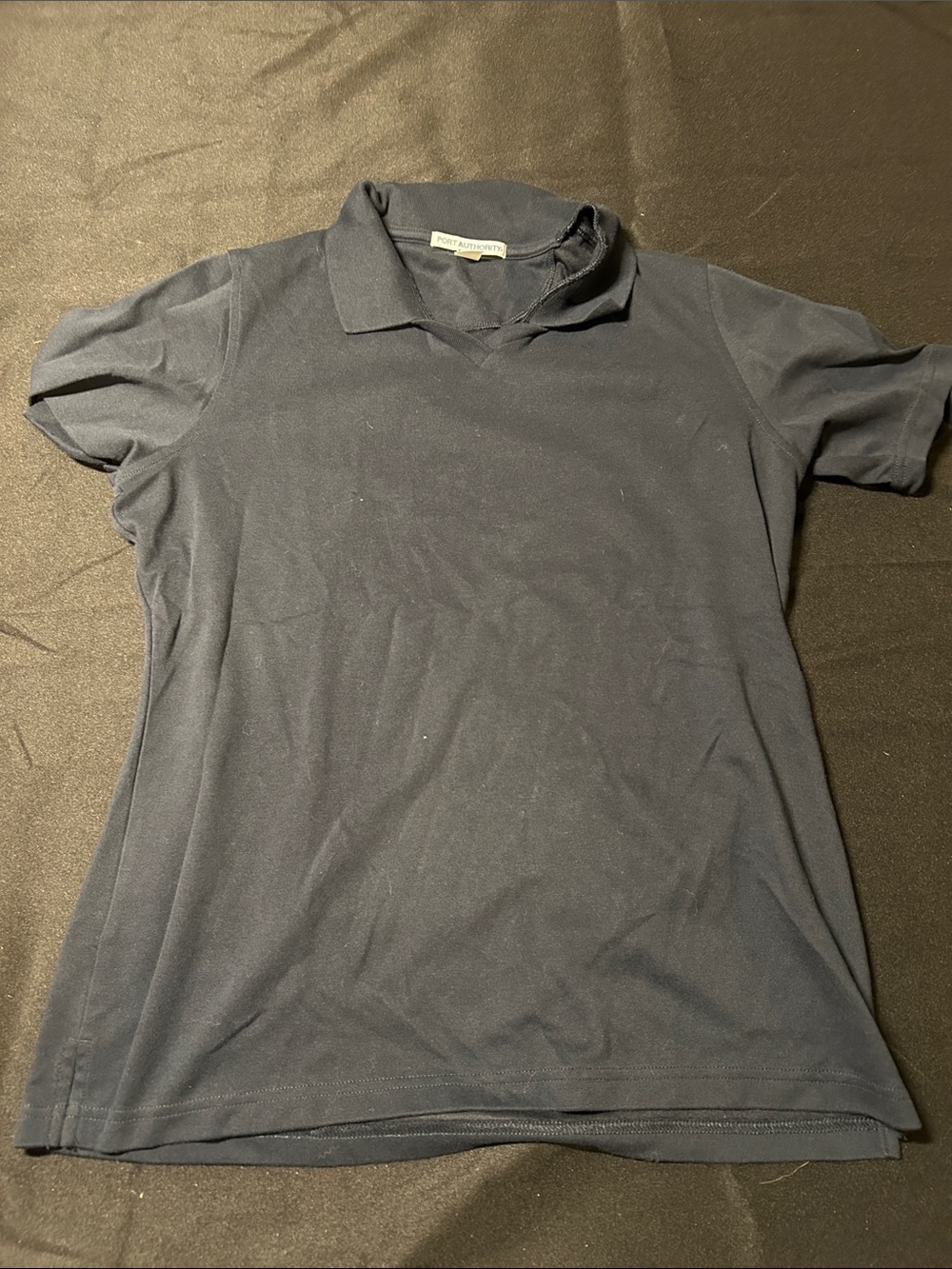 Port Authority Women's Navy Short-Sleeve Polo